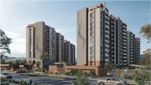 Proyecto de vivienda Perla Nova en DOSQUEBRADAS - Fachada